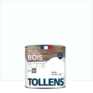 Peinture murs et boiseries Tollens gris anthracite satin 2,5L