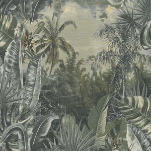 Papier peint intissé Bali Forest brume