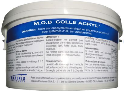 Colle ITE pour fibre de bois - Colle M.O.B. Acryl