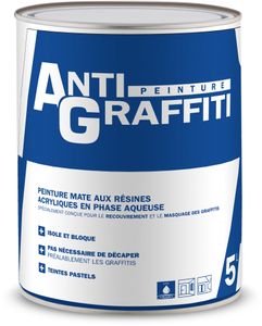 Peinture façade anti graffiti - Peinture AG