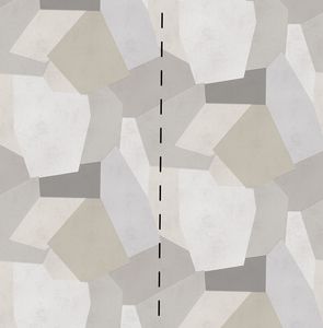 Papier peint panorama Affinity découpage 2 gris - LU00332