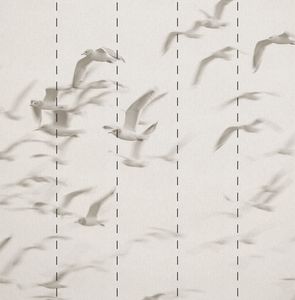 Papier peint Panorama sable gaufrage effet Lisse - LU01243