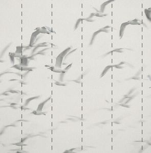Papier peint Panorama gris gaufrage effet lisse - LU01249