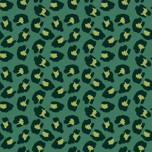 Papier peint intissé Java panthère pop vert - MO00533