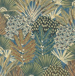 Papier peint intissé Byblos motif végétal Vert - MO01280
