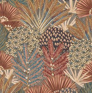 Papier peint intissé Byblos motif végétal Rouge - MO01282