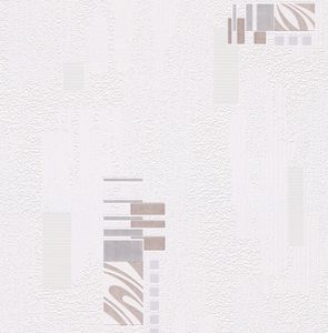 Papier Peint Expansé sur Papier - Carré - Gris clair