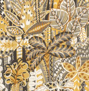 Papier peint intissé Samoa feuillage jaune - RA00341