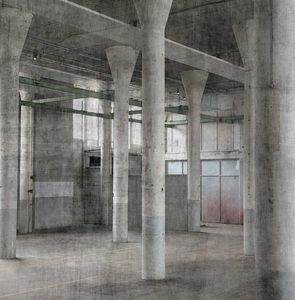 Papier peint panorama Magic Walls loft industriel gris - RA00510