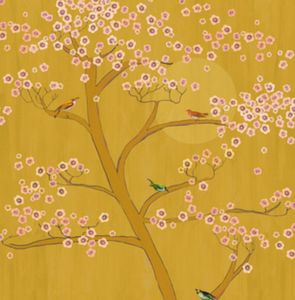 Papier peint panorama Magic Walls cerisier jaune - RA00551
