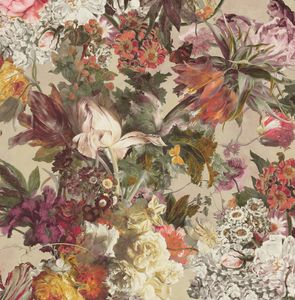 Papier peint panorama Magic Walls florales crème - RA00585