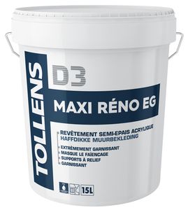 Peinture façade rénovation (D3) pour supports à relief - Maxi Réno