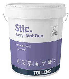 Peinture intérieure - Teintable - Grandes surfaces - Stic Acryl Mat Duo