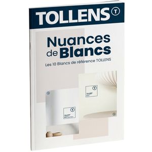 Carte de couleurs "Les 10 Blancs de référence TOLLENS"