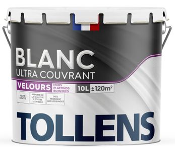 Blanc Ultra couvrant Velours 