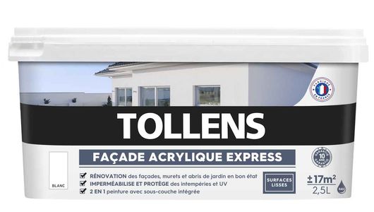 Peinture façade - Protège et Imperméabilise - Mat - Façade Acrylique Express