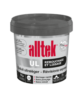 Enduit rebouchage, lissage allégée - UL