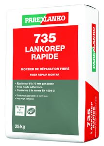 Mortier de réparation - 735 Lankorep Rapide