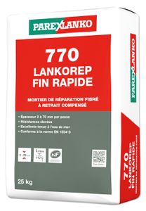 Mortier de réparation Fin Rapide - 770 Lankorep