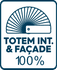 TOTEM intérieur et façade 100 %