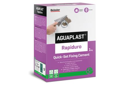 Massa em pó - Fixação, encravamento e enchimento - Rapiduro