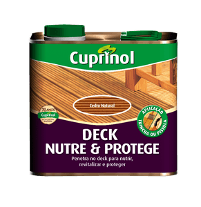 Óleo aquoso para revitalizar pavimentos de madeira - Deck Nutre & Protege