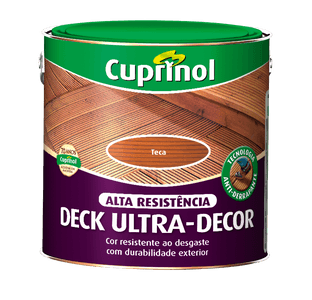 Lasur aquoso decorativo para decks - Acetinado - Deck Ultra-Decor