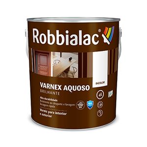 Verniz aquoso 100% acrílico - Brilhante - Varnex Alta-Durabilidade