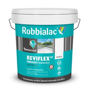 Revestimento flexível impermeabilizante - Acetinado - Reviflex Fibrado Pavimentos RT