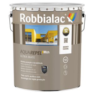 Tinta 100% acrílica de tripla proteção - Ultra-mate - Aquarepel 3Tech